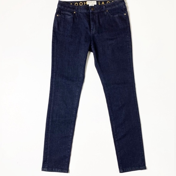 Kate Spade Brooke Street Straight Leg Dark Wash Denim Jeans - Picture 4 of 8